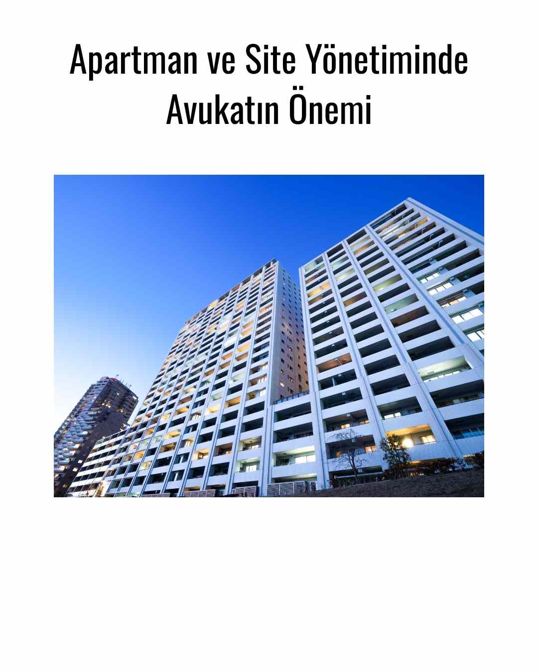 samsun apartman ve site yönetimii avukatı